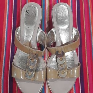 Söfft Shoes Tan Low Wedge Sandals 11